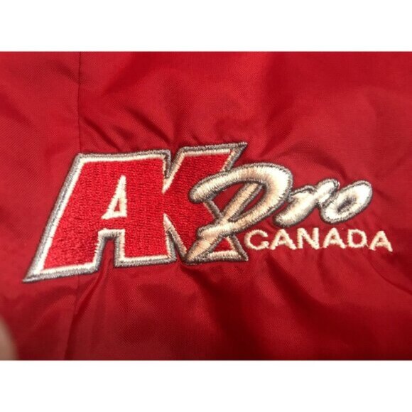Canada Field Hockey Hooded Windbreaker Zip Up Jacket XL red adidas AKPRO Canada - Picture 3 of 11